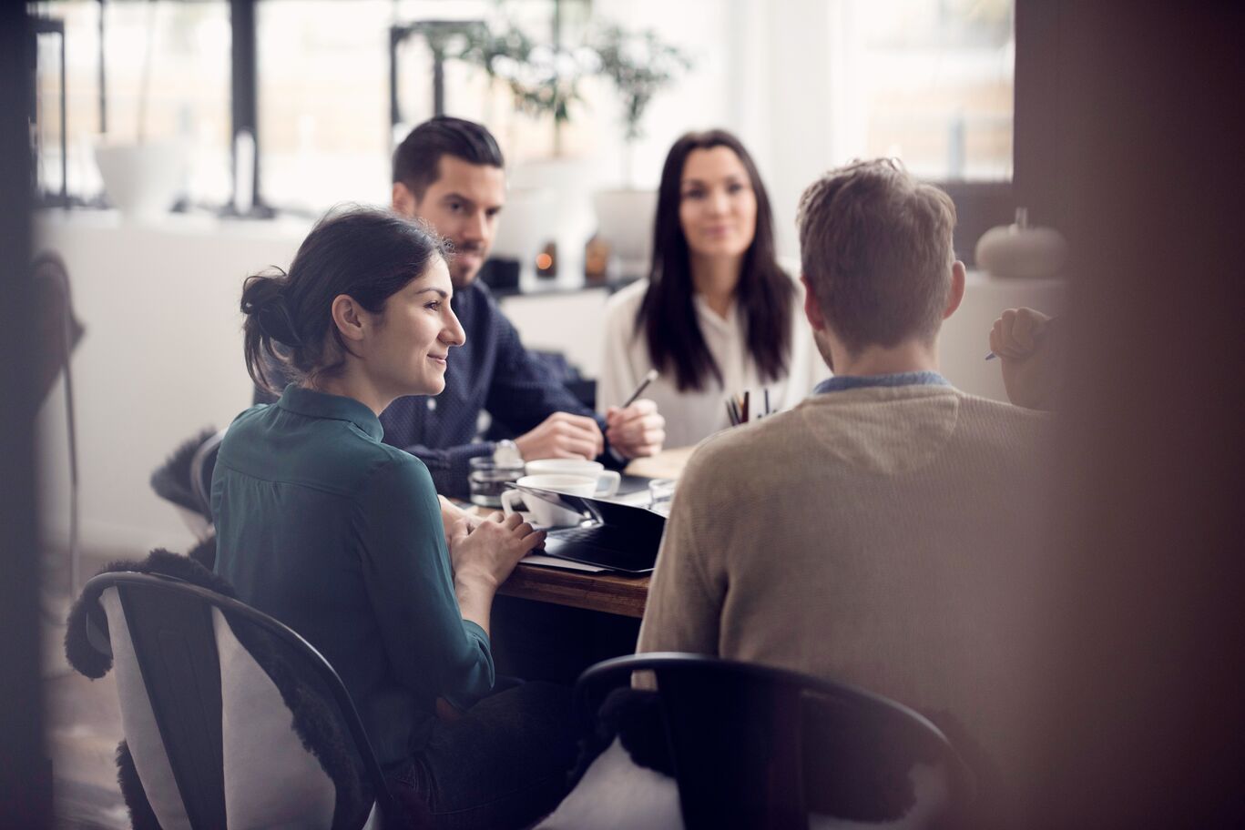 Business people in meeting