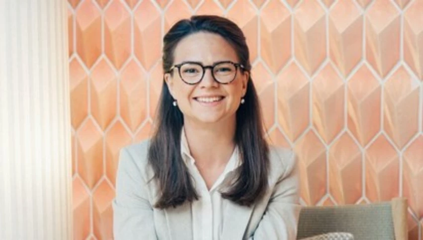 Women smiling