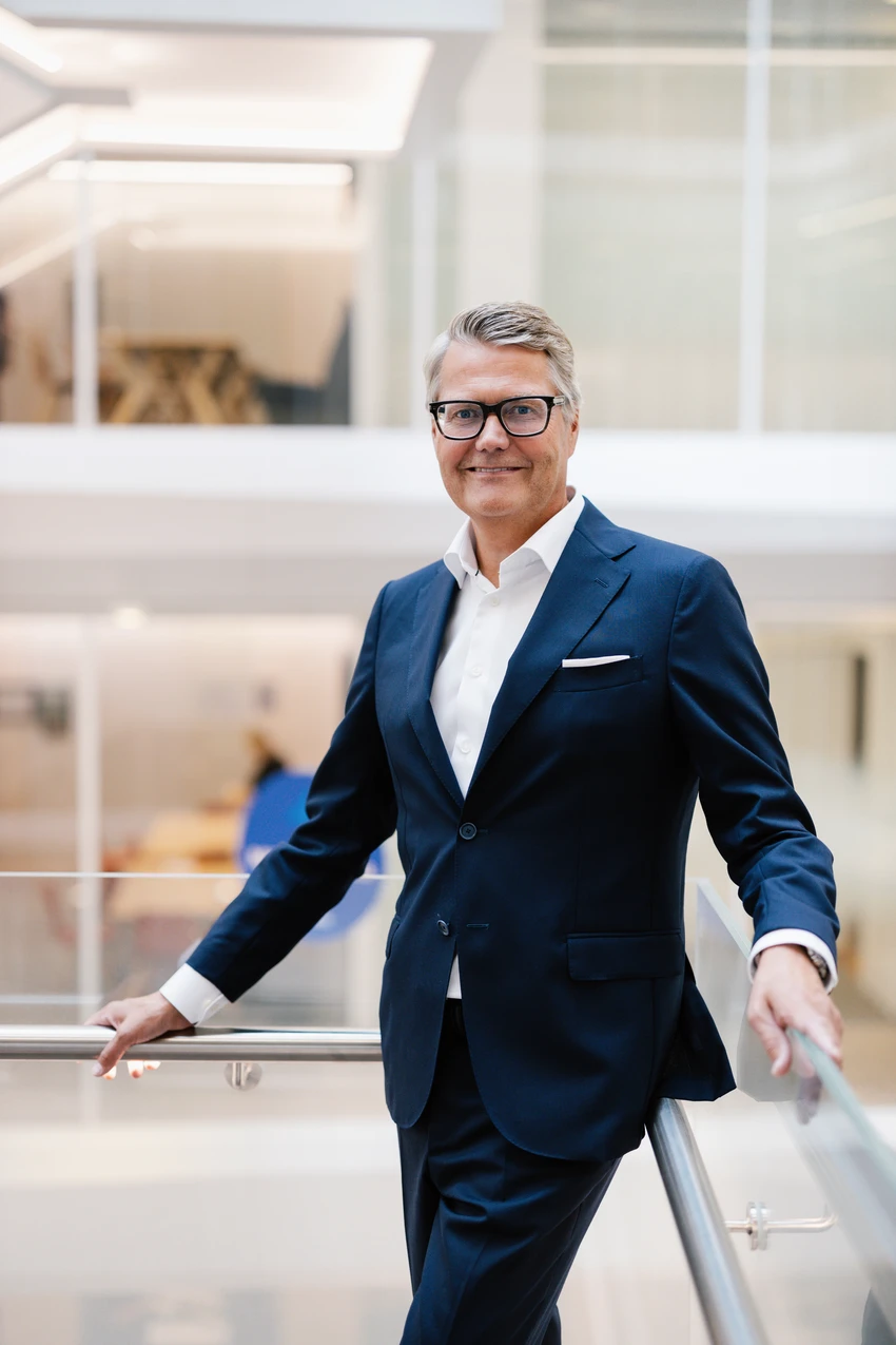 Peter Dalmalm, chef för företagsaffären Nordea. 
