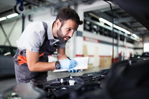 Man working