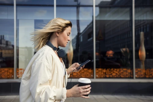 Woman walking