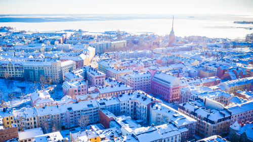 aerial-view-over-helsinki-on-a-sunny-winter-day