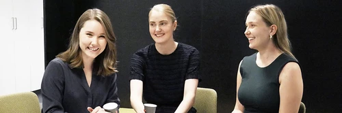 Marja Junell, Veera Valkeinen and Jasmin Majander 