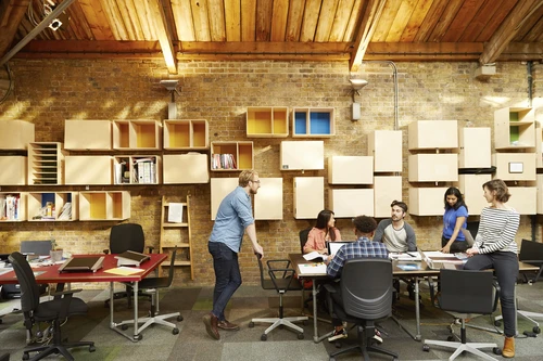 Working office