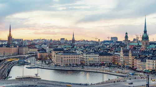 Aerial view of Stockholm, Sweden