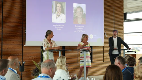 event lunch with Eva Hamilton