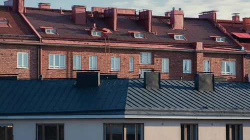 House roofs in Helsinki