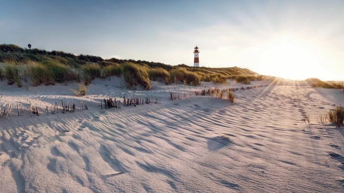 Lighthouse on beach