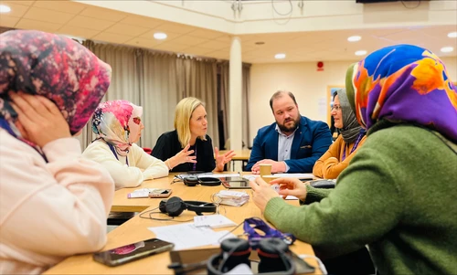 People around a table