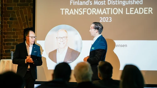 Frank Vang-Jensen on stage