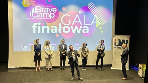 The BraveCamp Entrepreneurship Academy stage