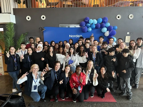 Event in Eskilstuna, youngsters attending Entrepreneur camp