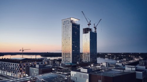 Skyscrapers in Finland in Kalasatama district