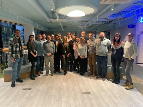 Tech team group photo