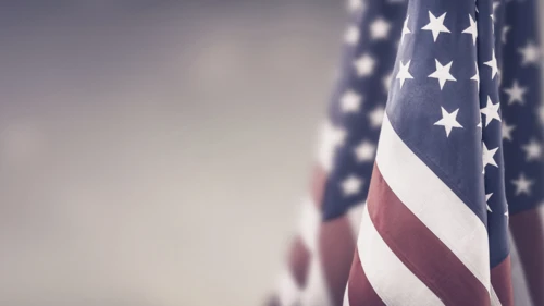 American flag for Memorial Day