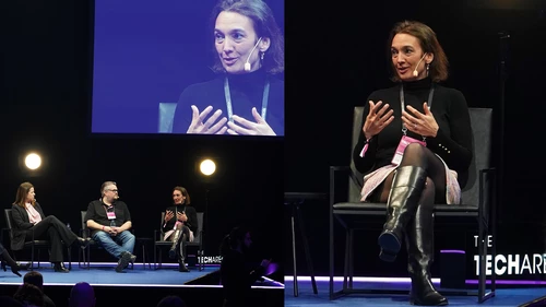 Kirsten Renner på TechArenans scen