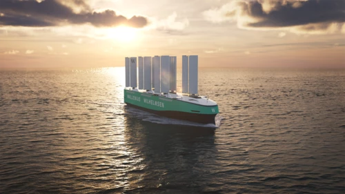Wallenius Wilhelmsen's wind-powered RoRo vessel