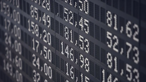 Trading floor display