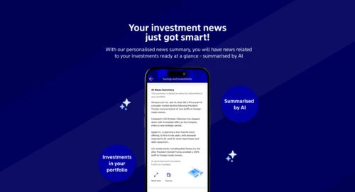Showing a mock-up of how the overview looks in the mobile bank app. 