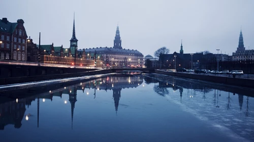 Copenhagen view over canal