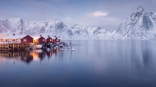Village Hamnoy Lofoten Islands Norway