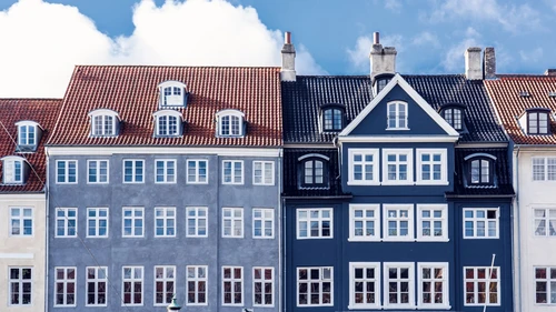 Old Copenhagen architecture in Nyhavn