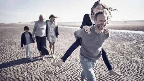 Beach family