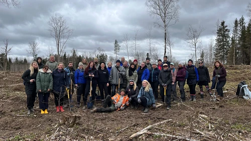 Tree Planting day Estonia joint picture