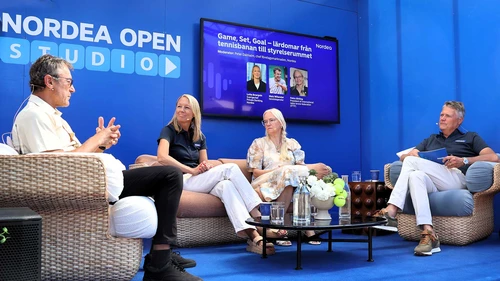 medverkar Lotta Bourgoin, chef för Private Banking på Nordea, Mats Wilander, tidigare världsetta i tennis, samt Petra Sörling, President of International table tennis federation (ITTF).  Moderator: Peter Dalmalm, Sverigechef Företagsmarknaden, Nordea. 