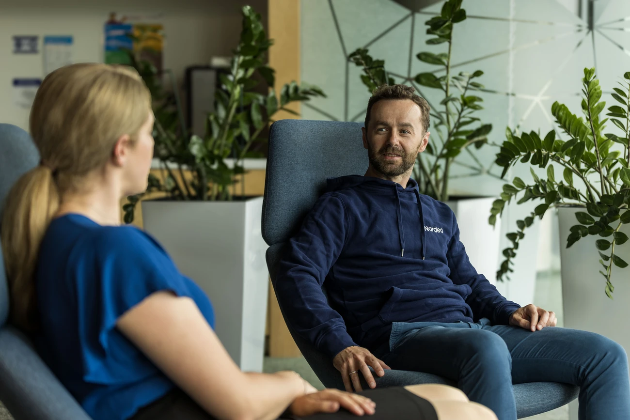 Employees in the office