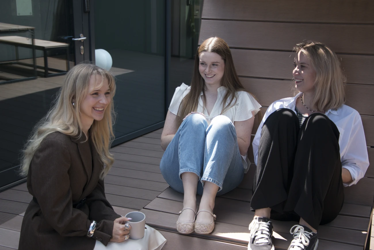 Employees in the office