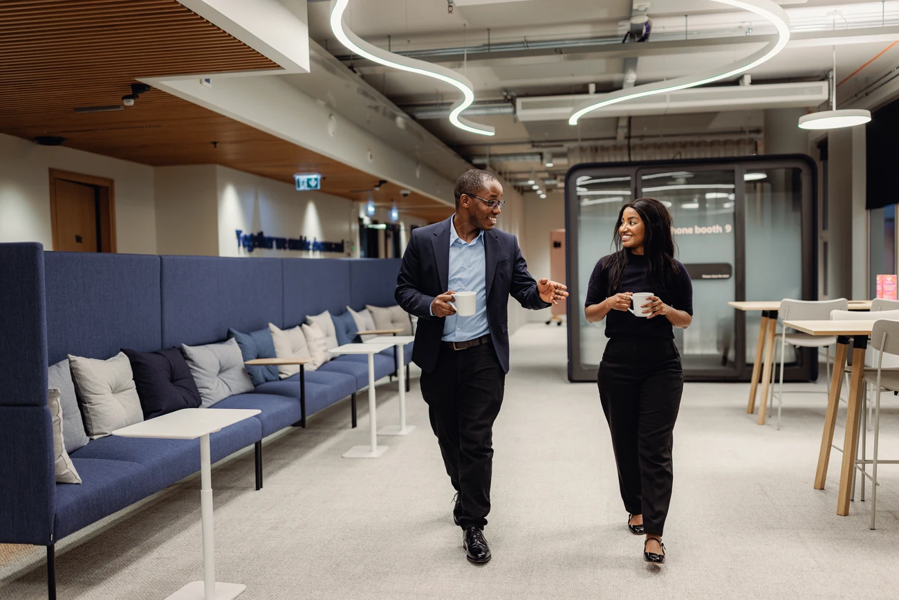 Employees in the office 