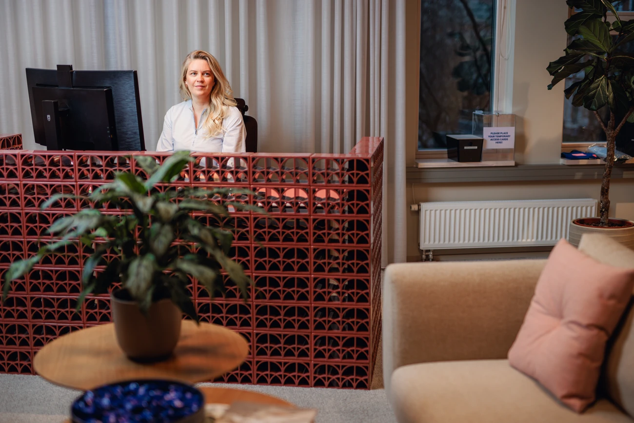 Employee in the office