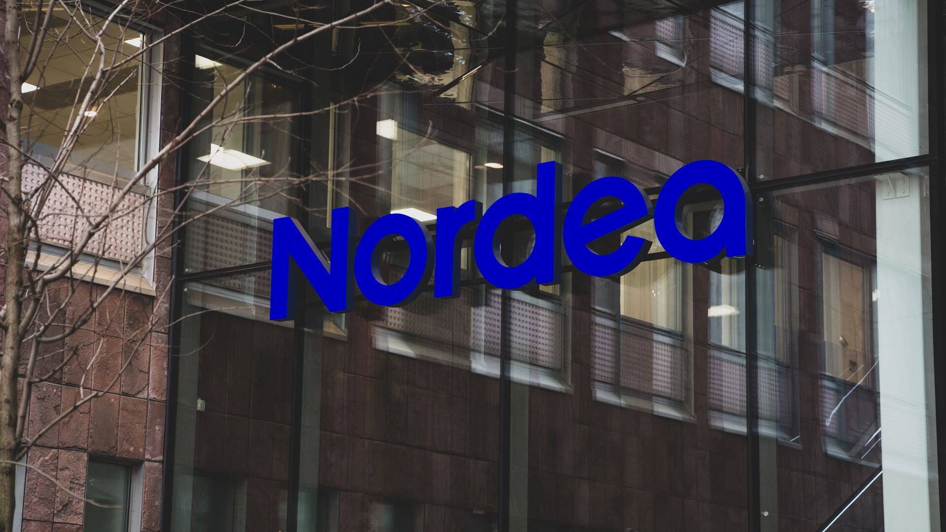 Stockholm Headquarter Nordea sign