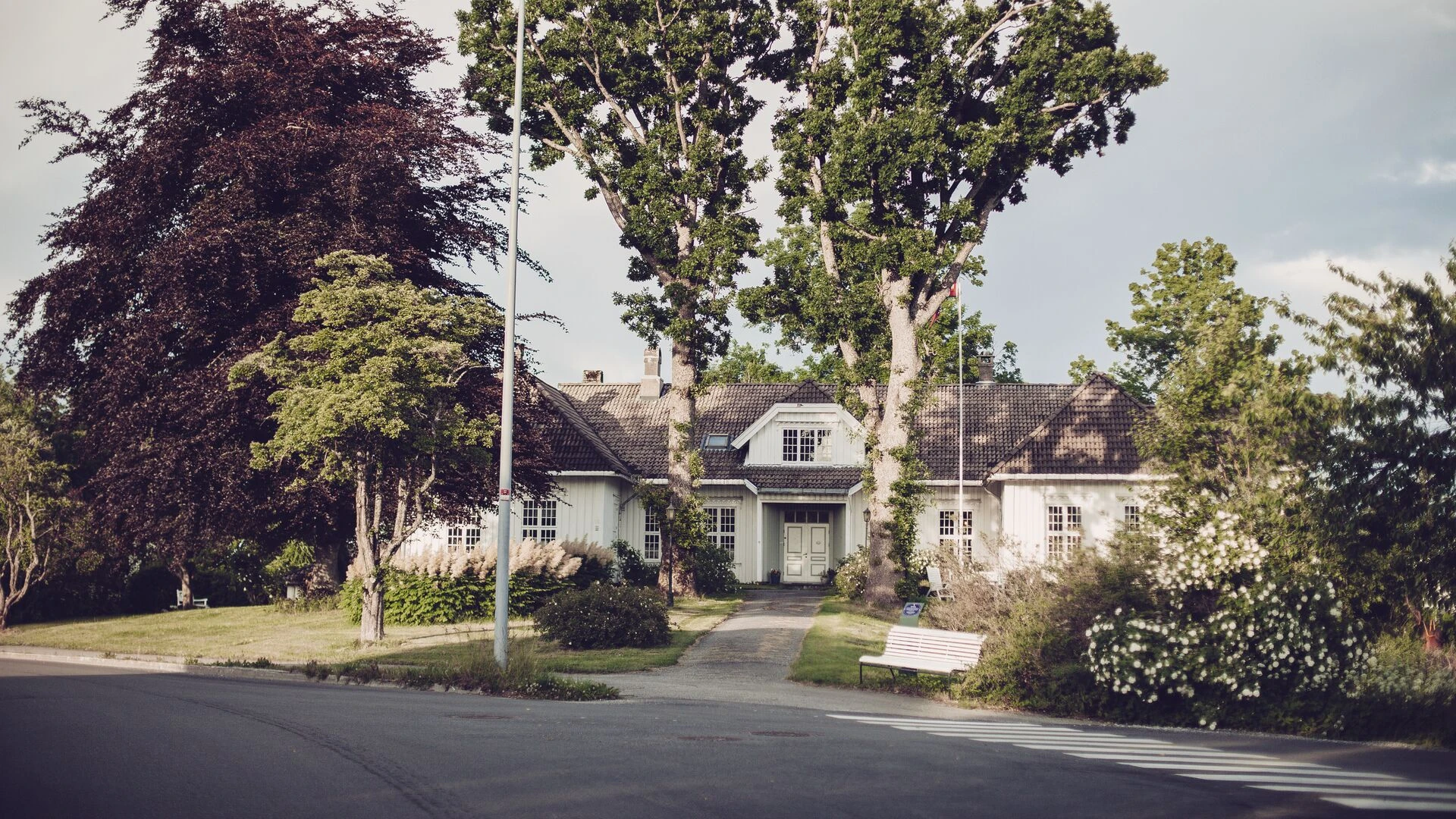 View of old beautiful house