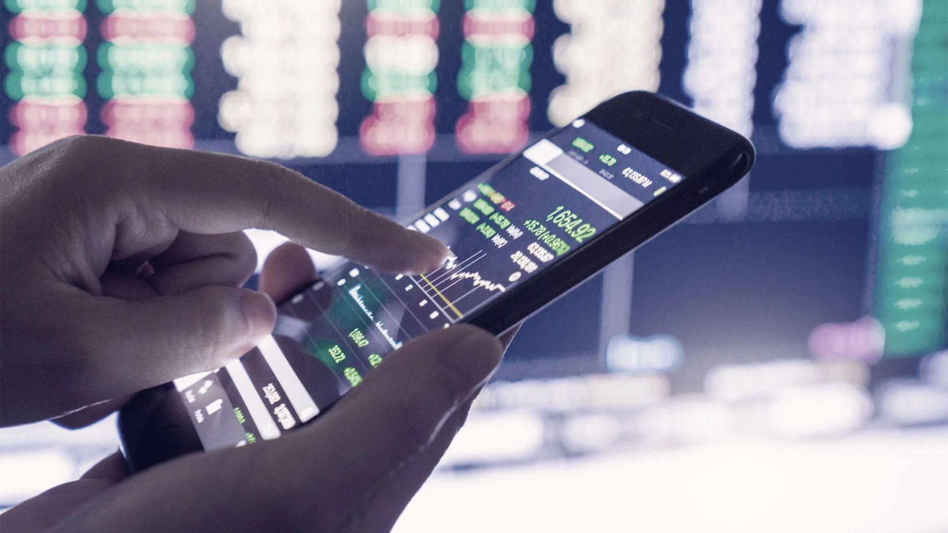 Stock overview on mobile