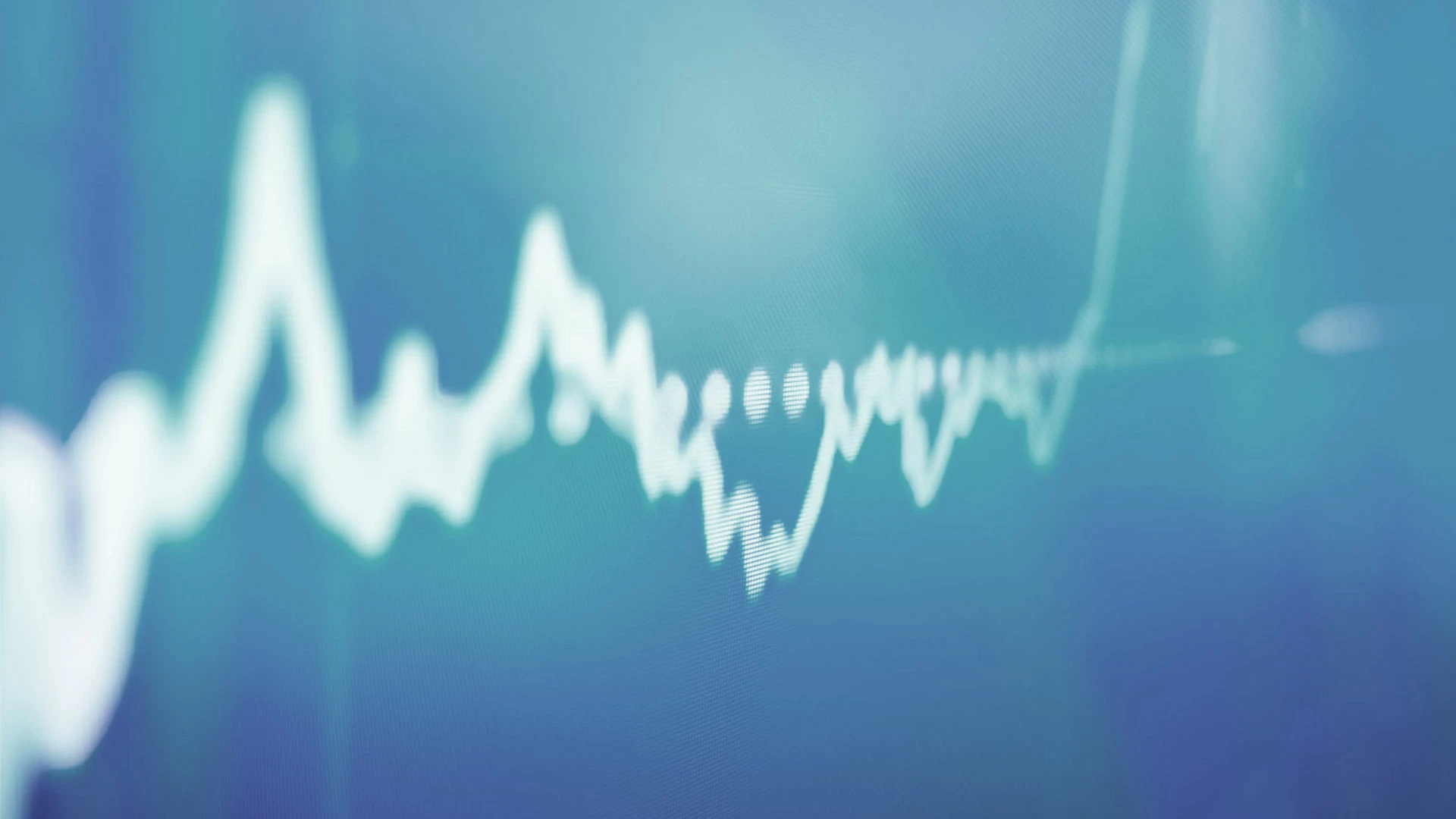 Graph on blue background