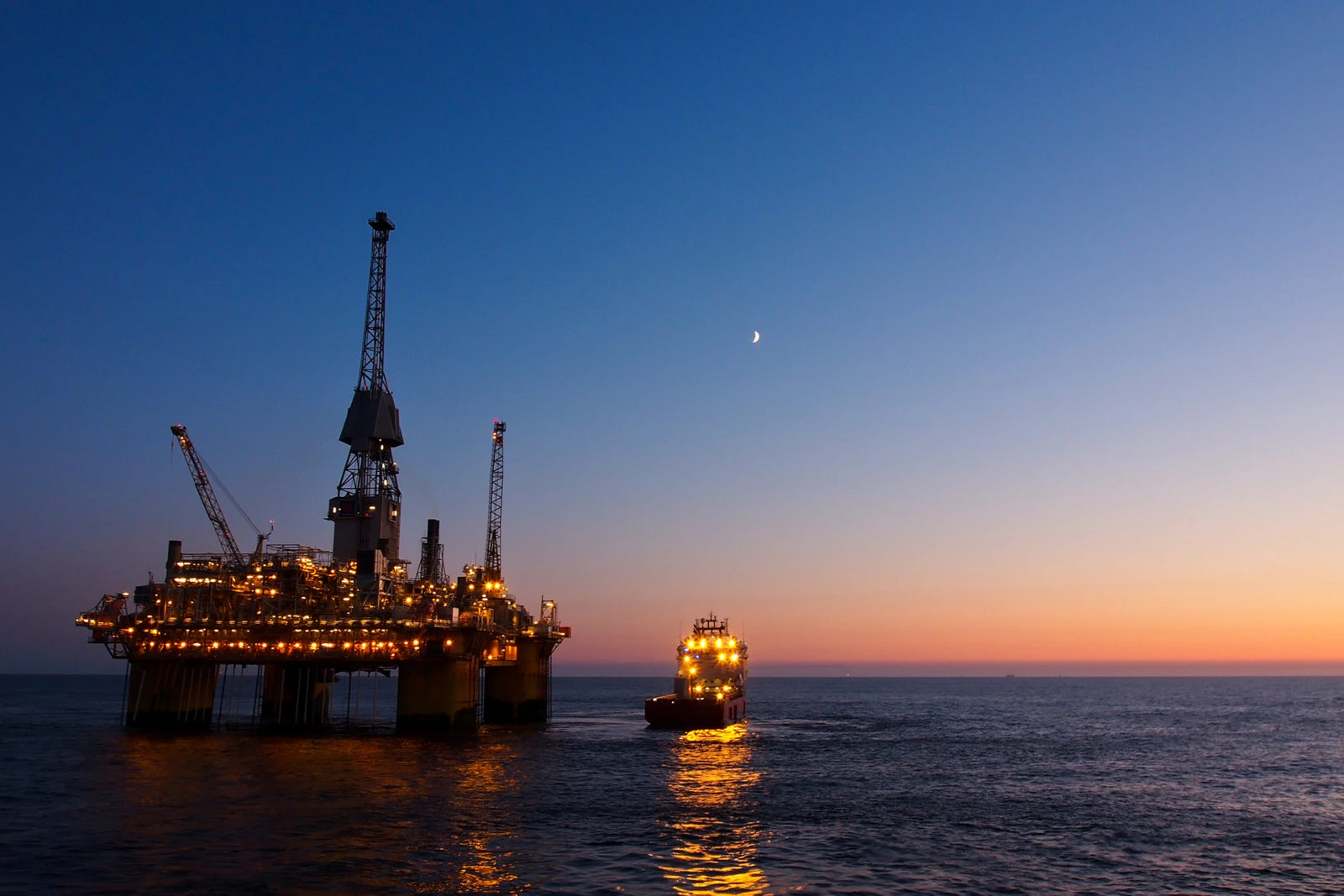 sunset-behind-an-oil-platform-nordea-on-your-mind