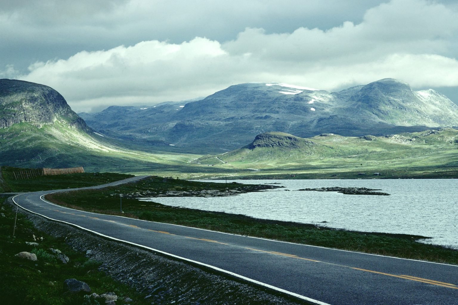 Road through landscape