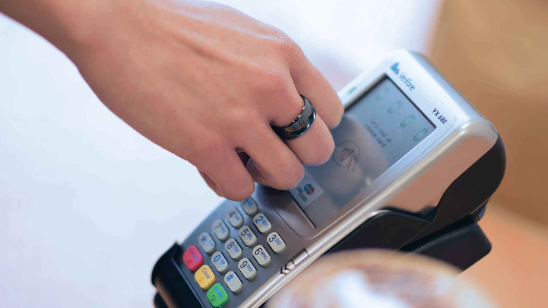 Payment with ring wearable