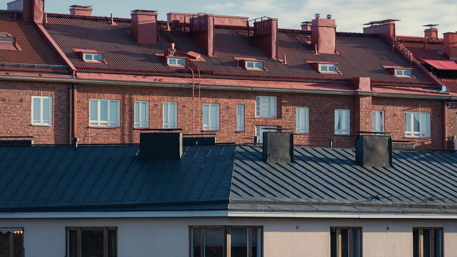 House roofs in Helsinki