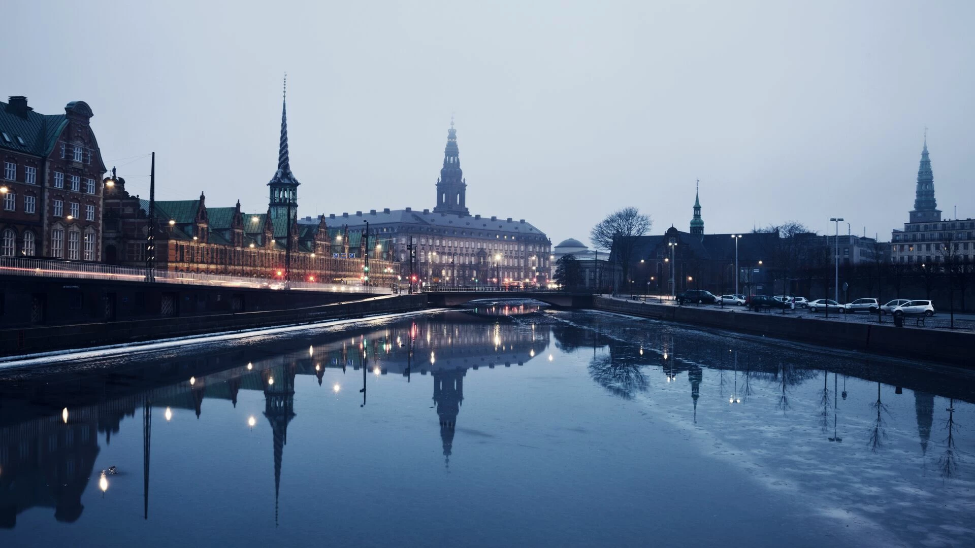 Foggy morning in Copenhagen