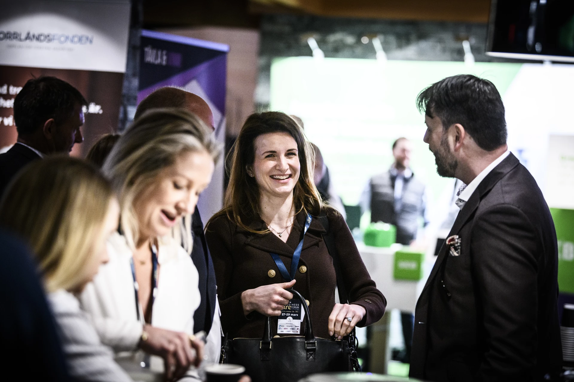 Åre Business Forum - möte vid kaffeautomaten