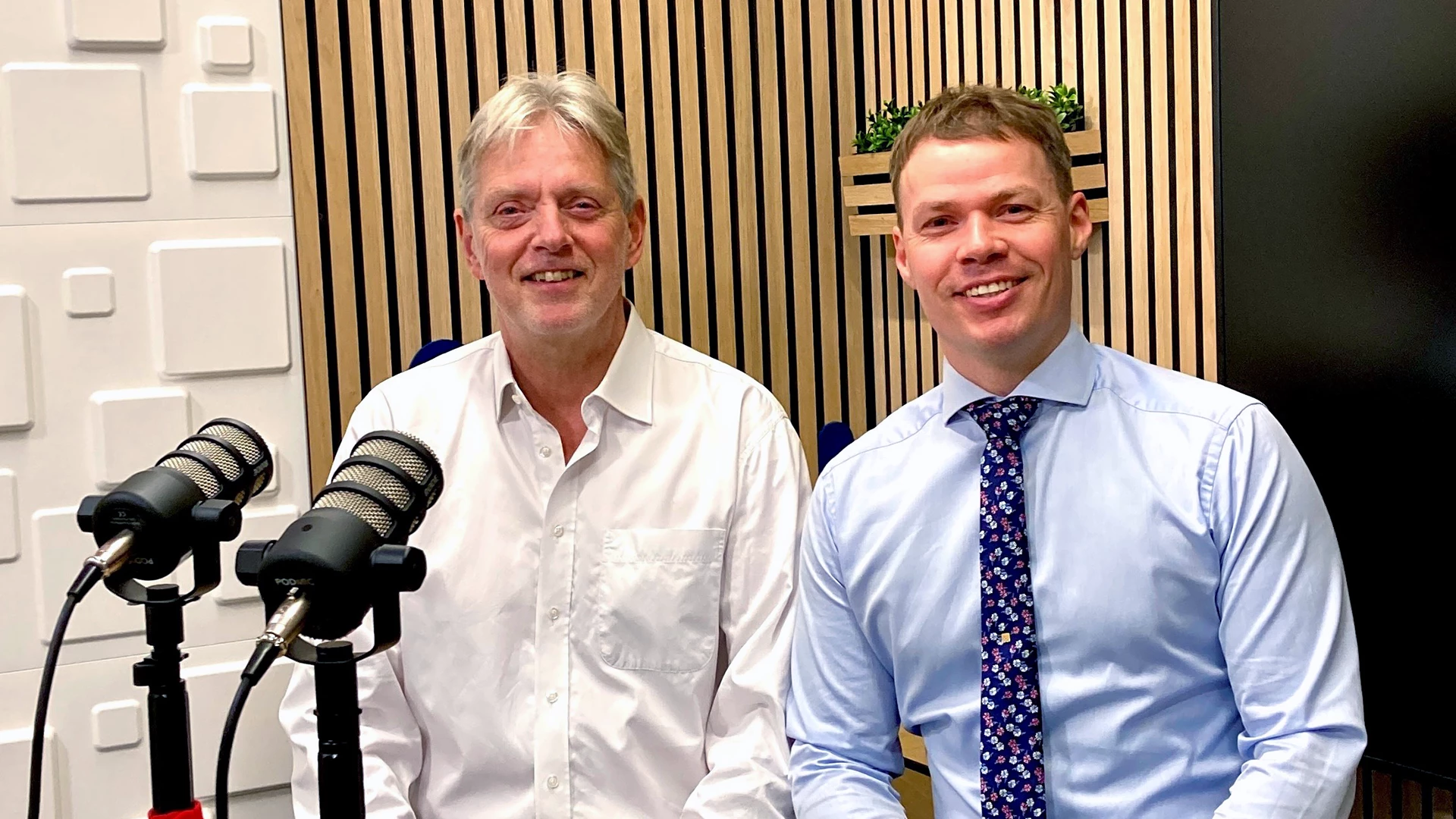cheføkonom Helge J. Pedersen og senior strateg Simon Kristiansen 