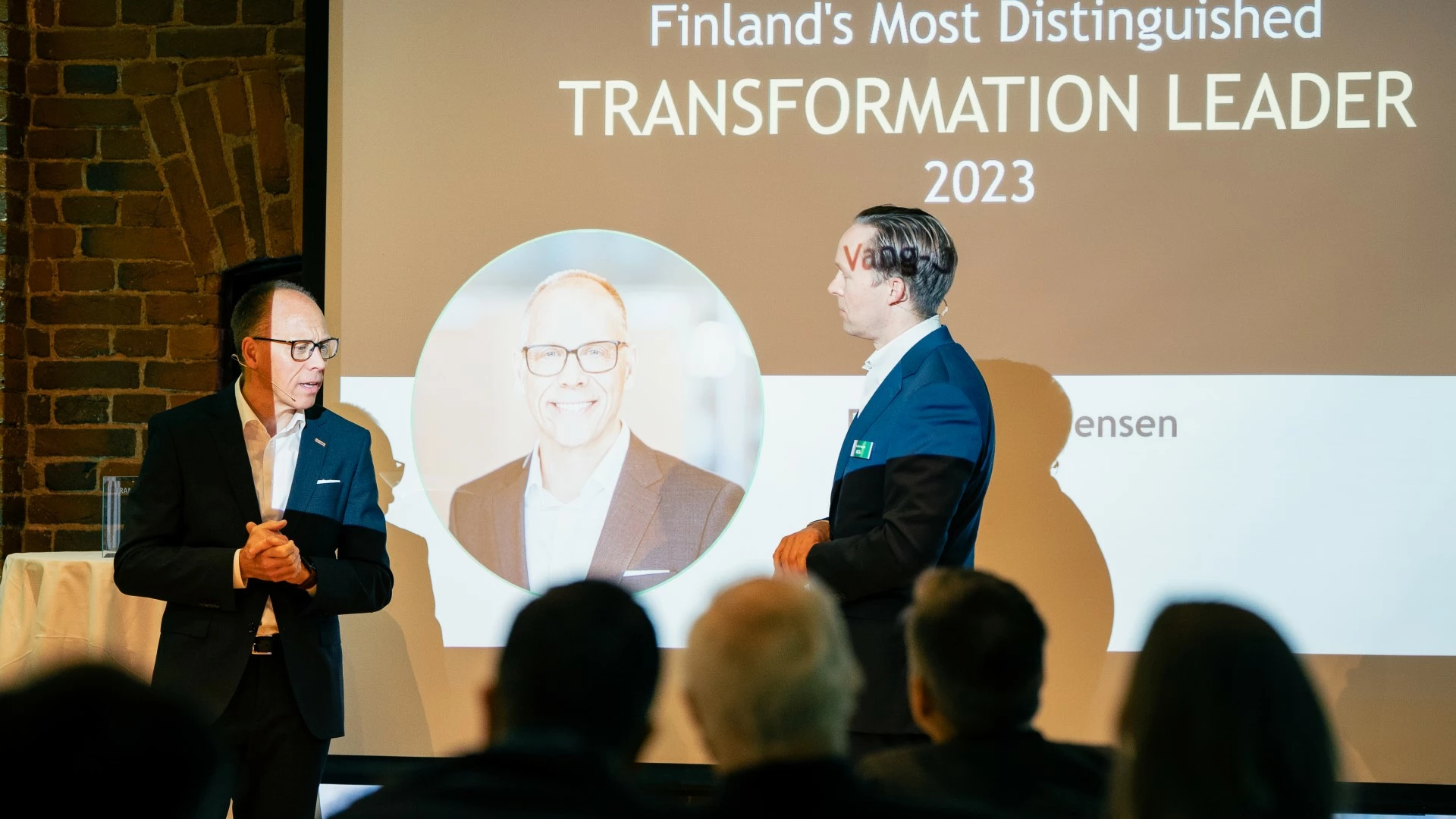 Frank Vang-Jensen on stage