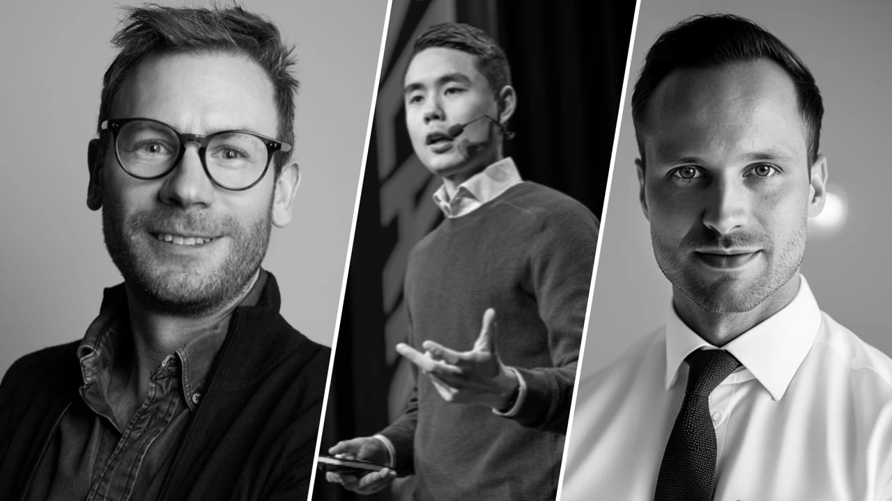 Carl Svantesson, EQT Ventures, Patrik Liu Tran, Validio, och Sebastian Detthow, Nordea.
