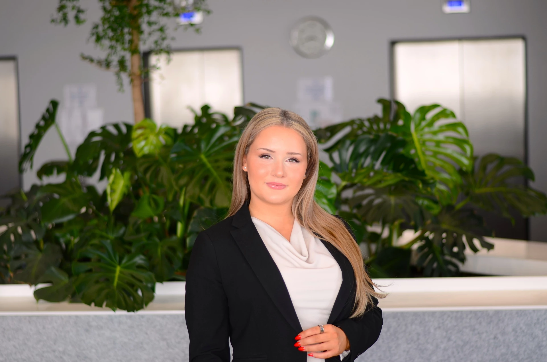 Benedicte in our office. 