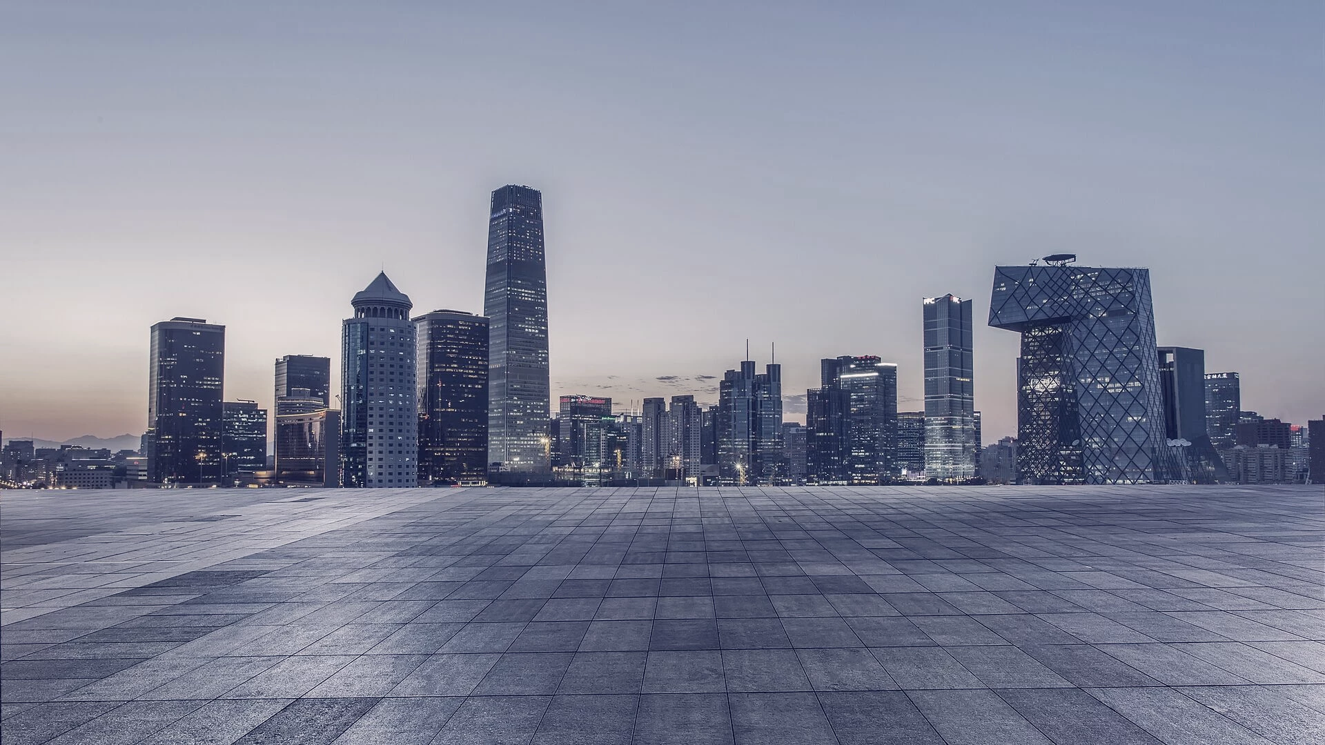China, Beijing city skyline
