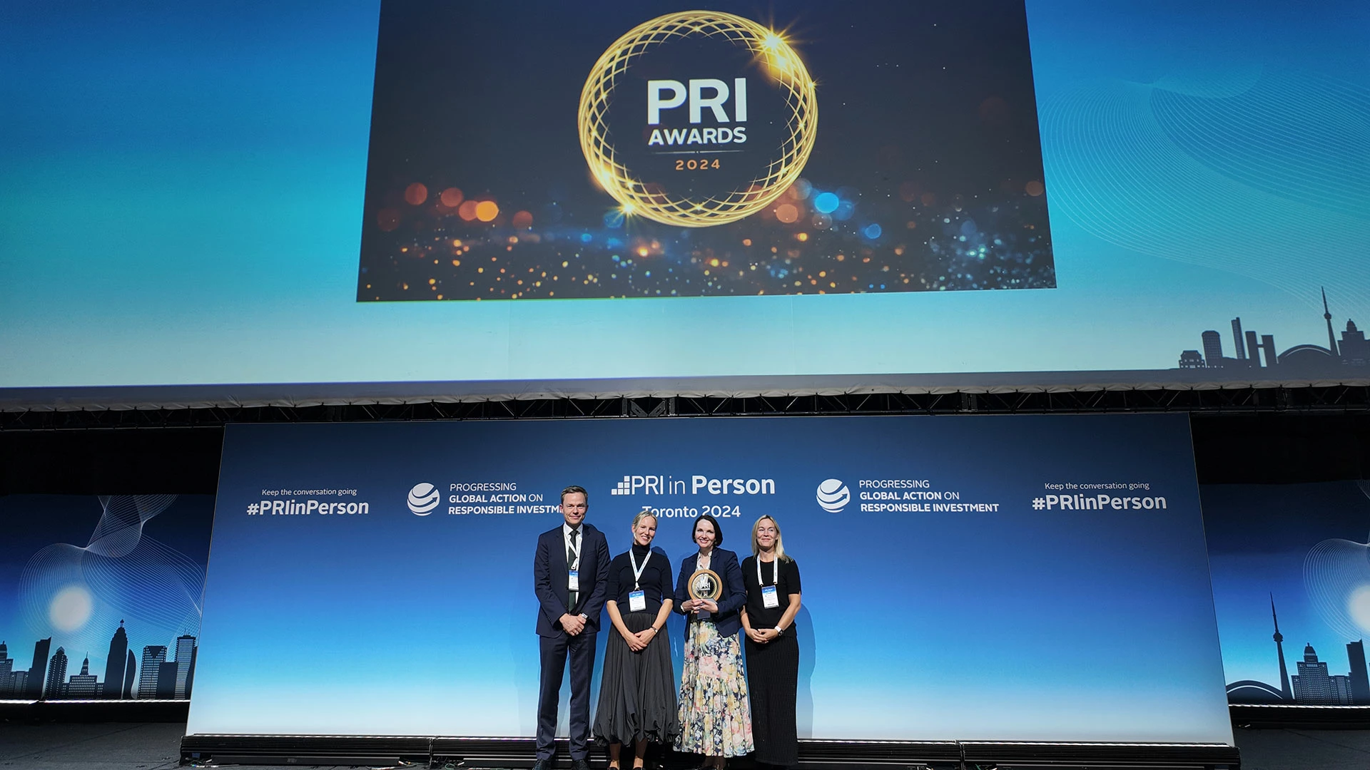 Nordea at the PRI awards