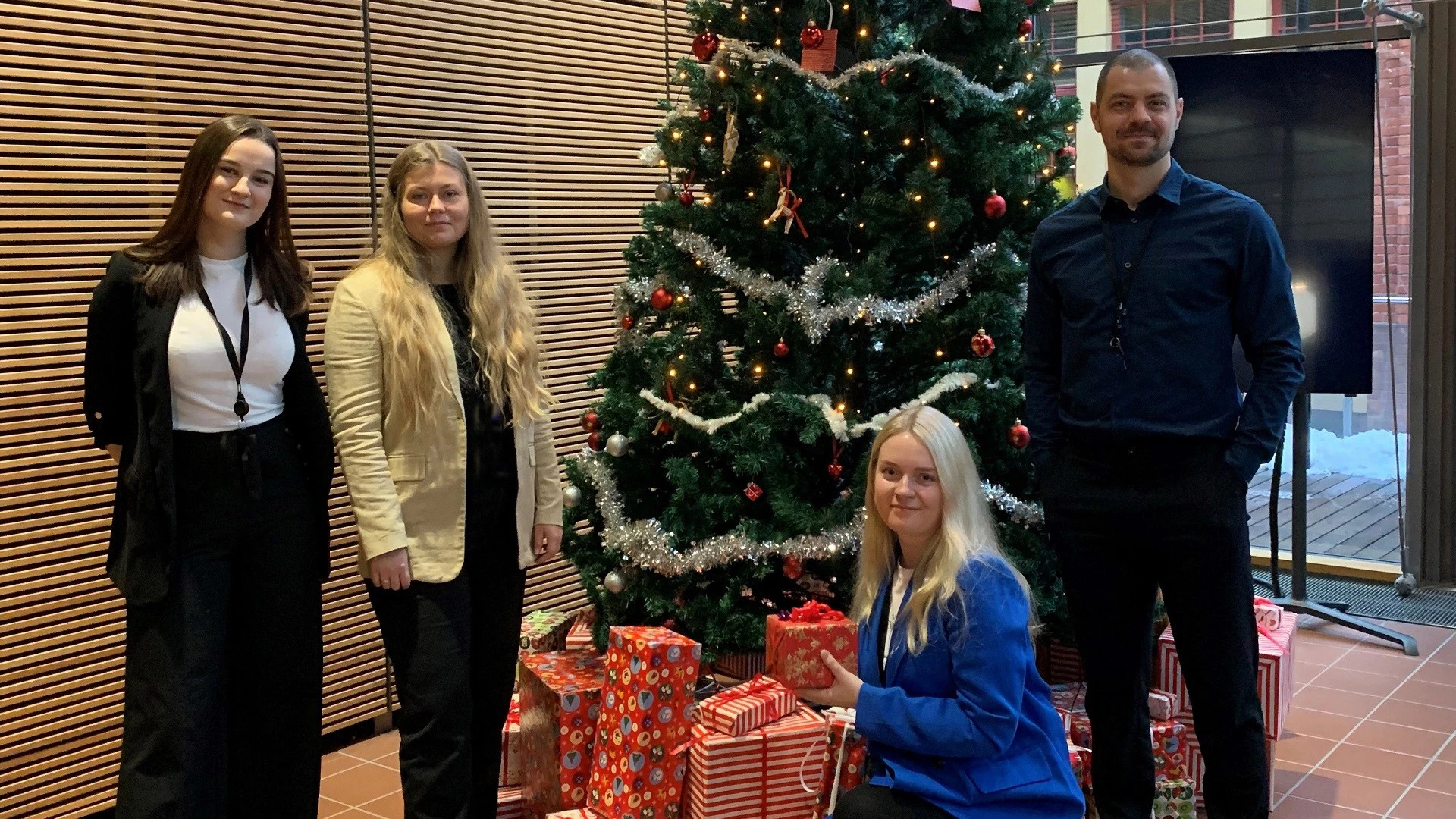 Graduate blog GFCP group christmas tree